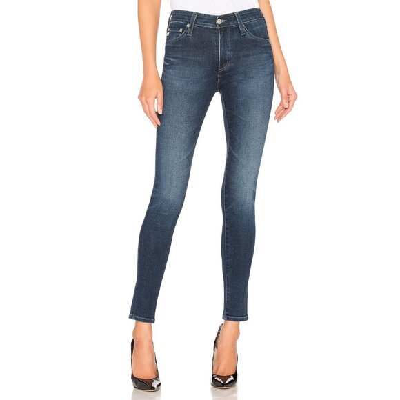 NWT Adriano Goldschmied AG Farrah Skinny Ankle in 4 Years Deep Willow Jeans 28 - Picture 1 of 9